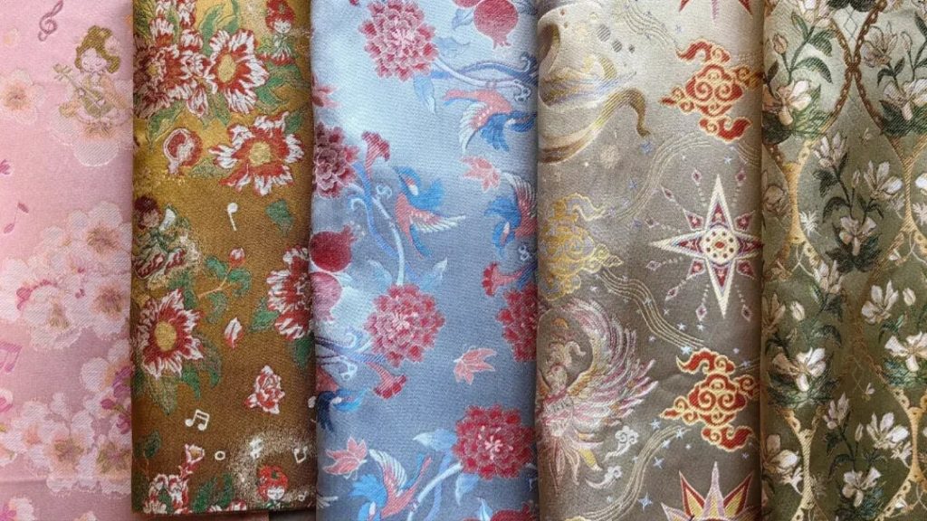 宋锦，Suzhou Song Brocade (Jacquard Machine Woven)